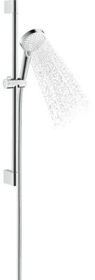 Produktbild von hansgrohe Brauseset, Crometta, Vario, Stange 65cm, Schlauch 160cm, weiß/chrom, 1 Stk.