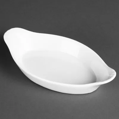 Image de Plats à gratin ovales Olympia Whiteware, blancs, 20,4 x 11,5 cm (6 pièces)