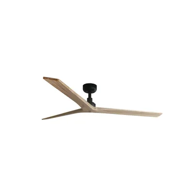 Produktbild von Energiespar Deckenventilator mit Fernbedienung Klim L Schwarz-Eiche 150 cm