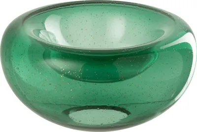 Immagine prodotto di J-Line Ciotola decorativa in vetro Carol verde smeraldo piccola
