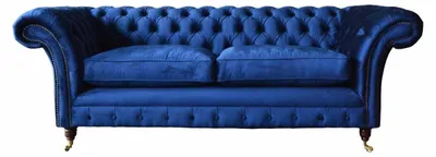 Immagine prodotto di Divani imbottiti Chesterfield di design Divano Divano a 3 posti in tessuto