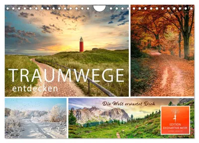 Produktbild von Traumwege entdecken (Wandkalender 2027 DIN A4 quer), CALVENDO Monatskalender