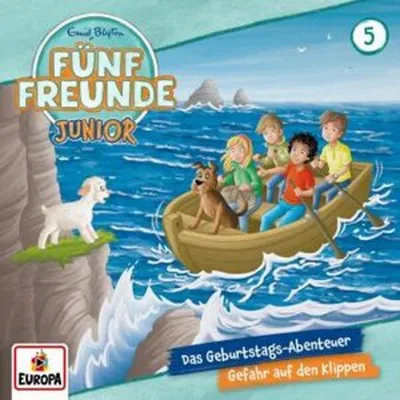 Produktbild von Fünf Freunde Junior 05: Das Geburtstags-Abenteuer / Gefahr auf den Klippen