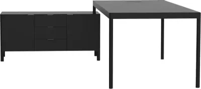 Produktbild von Eckschreibtisch Arbeits Schreib Büro Tisch Luxus Klasse Designer Möbel Tische