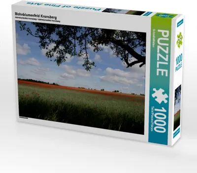 Produktbild von Calvendo Mohnblumenfeld Kronsberg 1000 Teile Puzzle quer 640x480mm, CALVENDO; 7271381