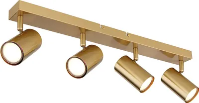 Produktbild von Deckenleuchte, gold, Spots beweglich, L 56 cm
