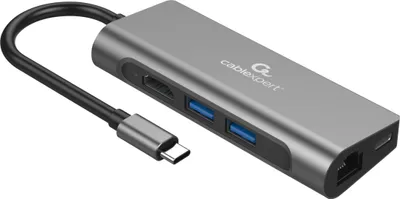 Obrázok produktu pre Gembird Cablexpert A-CM-COMBO5-01 - Dockingstation - USB-C 3.1