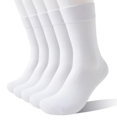 Imagen del producto de Set de 5 pares de calcetines de algodón para hombre, ideales para uso profesional