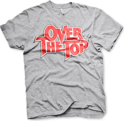 Produktbild von Over The Top Logo T-Shirt - Medium - HeatherGrey
