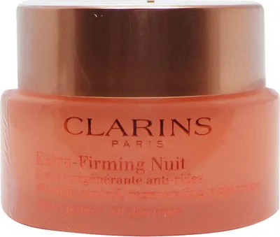 Produktbild von Clarins Extra Firming Night Cream All Skin Types, Nachtcreme, Frauen, Universal, Gesicht, Hals/Nacken, Anti-Falten, Elastizität, Kräftigend, Anheben, Nährend, Schutz, Regenerierend, Verjüngend,..., 50 ml