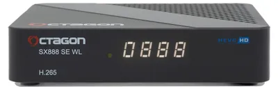 Produktbild von Octagon SX888 SE WL - mit WiFi WLAN + H.265 IPTV BOX HD Receiver PVR Ready