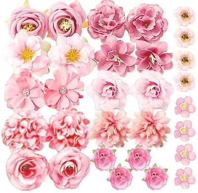 Produktbild von Kunstige Blüten - Seiden und Druck - Für Torte- und DIY-Accessoires