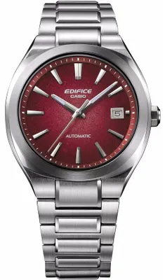 Produktbild von Casio Herren Armbanduhr Edifice EFK-200D-4AER Automatik Edelstahl dunkelrotes Zifferblatt