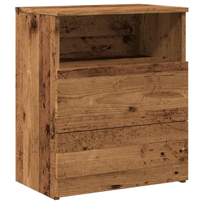 Obrázok produktu pre vidaXL Nočný stolík vzhľad starého dreva 50x32x60 cm materiál na báze dreva