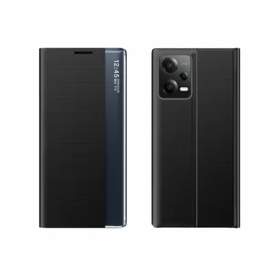 Produktbild von Neu Sleep Case für Xiaomi Redmi Note 12 Pro+ Hülle mit Klappe und Ständer schwarz