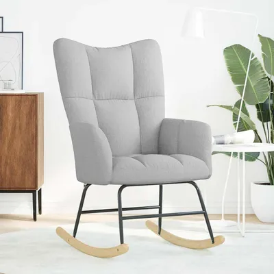 Obrázok produktu pre vidaXL Hojdacie kreslo Cloud grey fabric