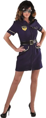 Produktbild von M215147-M blau Damen Polizeikleid Polizistinenkostüm Gr.M