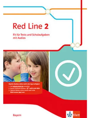 Immagine prodotto di Red Line 2. Klasse 6. Ausgabe Bayern. Fit für Tests und Schulaufgaben mit Audios online