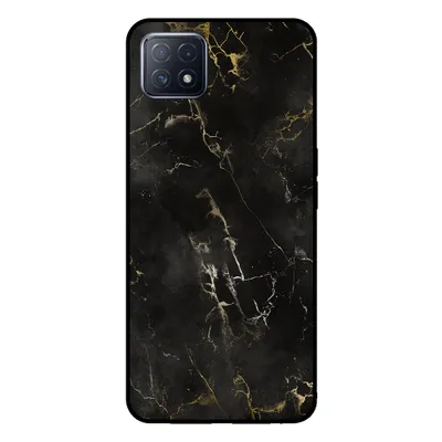 Zdjęcie produktu dla Etui na telefon Smartphonica do OPPO A53 5G / A72 5G / A73 5G z marmurowym nadrukiem - tylna obudowa z TPU z marmurowym wzorem - czarny