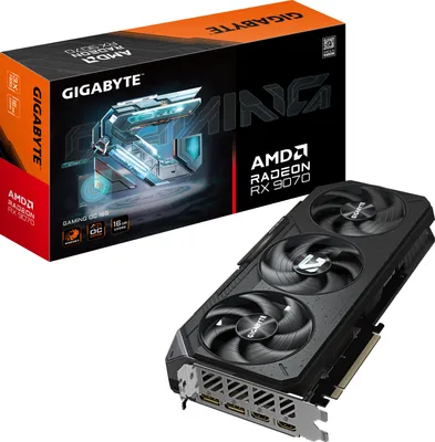 Produktbild von Radeon RX 9070 Gaming OC (schwarz, RDNA4, GDDR6, 3x DisplayPort, 1x HDMI)