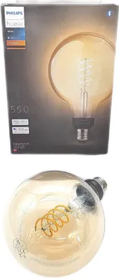 Obrázek produktu pro Philips Hue White E27 Filament G125 stmívatelné teplé bílé světlo ovládané přes