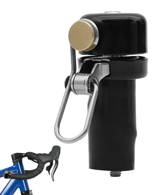 Productafbeelding van Fietsbel voor racefiets en mountainbike - Aluminium, Zwart, Weerbestendig