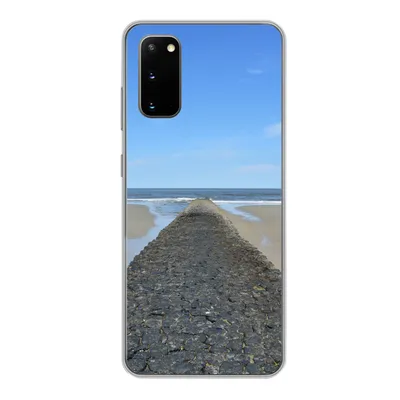 Produktbild von MuchoWow® Handyhülle Schutzhülle Hülle für Samsung Galaxy S20 Nordsee - Strand - Wasser Silikon Softcase Handy Hülle - Bild