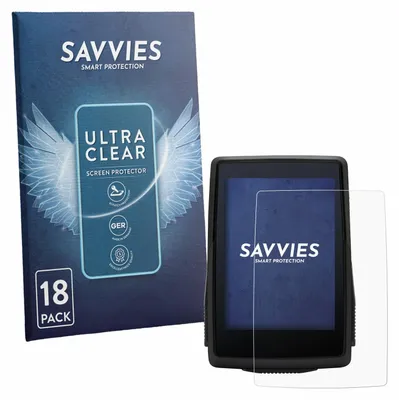 Produktbild von 18x Für Sigma ROX 4.0 SE Schutzfolie Savvies Displayschutz Display Schutz Folie Klar Transparent
