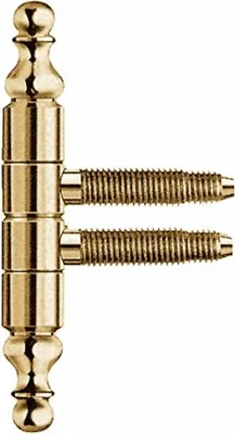 Produktbild von SFS Einbohrband mit Zierkopf Türband 3-Gewindebolzen ø 13mm Stahl vermessingt