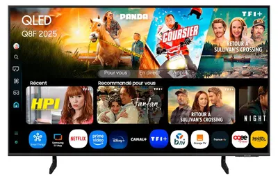 Produktbild von Samsung TQ43Q8FAAU, 109,2 cm (43"), 3840 x 2160 Pixel, QLED, Smart-TV, WLAN, Grau