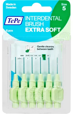Image de Brosse interdentaire Tepe x-Soft 0,8mm 6 pces
