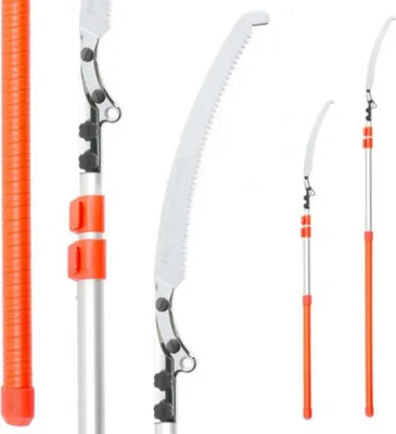 Produktbild von Silky 3-teilige Teleskopsäge Forester 3000, Astsäge Baumsäge 1,7 m - 3 m, 380 mm Sägeblatt, grob (7,5 ZpZ)