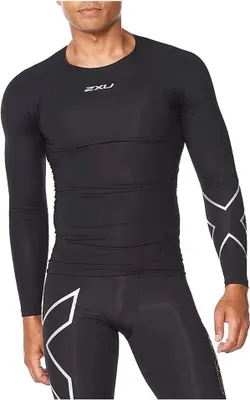 Produktbild von 2xu Core Compression Langarm-t-shirt Schwarz S Herren Schwarz S