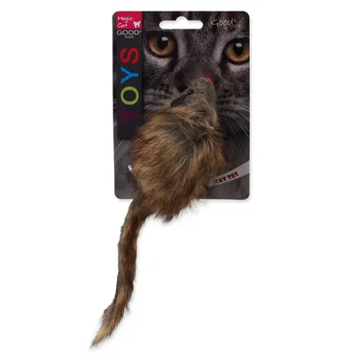 Zdjęcie produktu dla Zabawka MAGIC CAT pluszowa mysz Gigant z kocimiętką 21 cm 1 szt