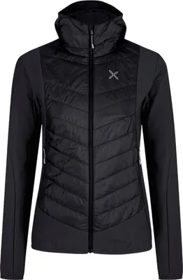 Productafbeelding van MONTURA Trace Hybrid dames skitourenjas met capuchon, zwart, maat XL