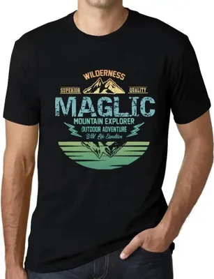Produktbild von Herren Grafik T-Shirt Outdoor-Abenteuer Wildnis Gebirgsforscher maglic – Outdoor Adventure, Wilderness, Mountain Explorer Maglic – Öko-Verantwortlich