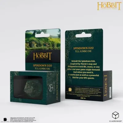 Imagen del producto de Kostka "El Hobbit" - D20 verde