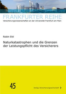 Obrázok produktu pre Naturkatastrophen und die Grenzen der Leistungspflicht des Versicherers