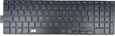 Produktbild von DEUTSCHE - Schwarz Tastatur Keyboard kompatibel für DELL Inspiron 15-5000
