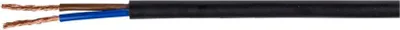 Image de Câble de boîtier H03VV-F (OMY) 2 x 1,5 mm² noir 300/300 V / 100 m /