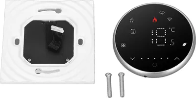 Produktbild von Digitales Heimthermostat 5A, quadratisch, präzises LED-Display, WLAN-fähig, 95–240 V, Weiß