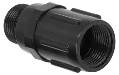 Druckregelventil 3/4 Zoll für Tropfbewässerung, Kunststoff, schwarz