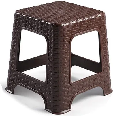 Produktbild von PlasticForte Kuchenhocker/Trittschemel - braun - Kunststoff - 33 cm