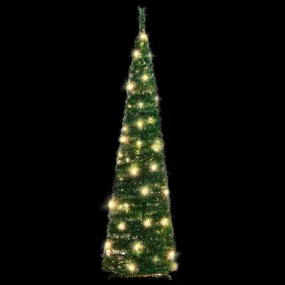 Image de vidaXL Sapin de Noël Pop-Up Artificiel 50 LEDs Vert 120 cm