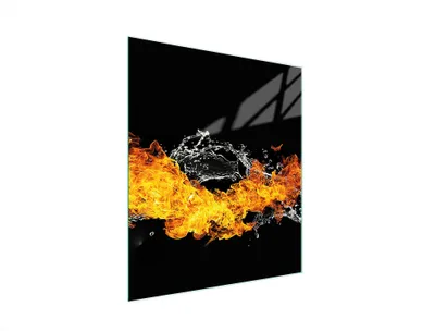 Produktbild von Glasschneidebrett 45x52 FEUER