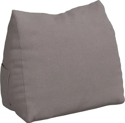 Image de vidaXL Coussin de dossier Taupe 60 x 20 x 50 cm Tissu