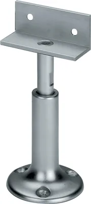 Produktbild von DENI Trennwandstütze B.60mm H.100-120mm Alu.F1/naturf.höhenv - 5247 0120 01