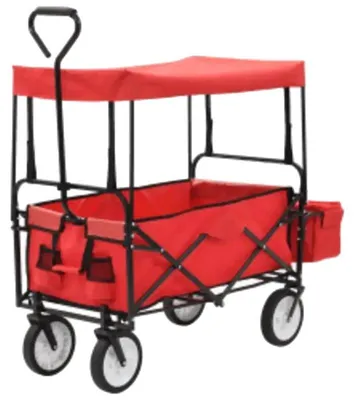 Image de Chariot de manutention, acier durable, design compact, couleur grise