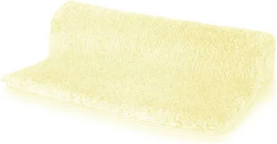 Produktbild von Spirella Badteppich Badematte Duschvorleger Mikrofaser Hochflor | flauschig | rutschhemmend | geeignet für Fußbodenheizung | 70x120 cm | Gelb