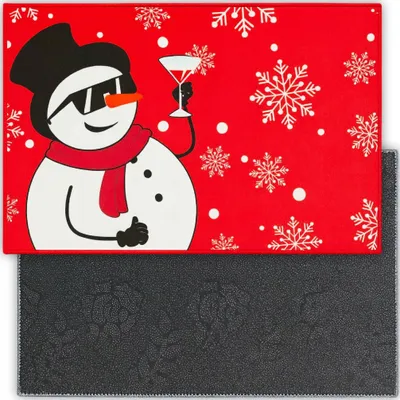 Immagine prodotto di Zerbino, decorazione natalizia, decorazione d'ingresso per Capodanno, 40x60